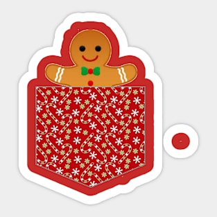 Christmas Gingerbread-man Sticker